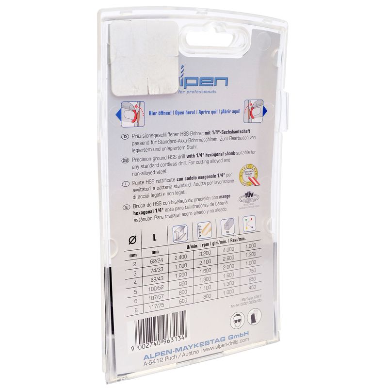 Kit-Brocas--6--Metal-Hss-Super-Toma-Hex-Atm6-Marca-Alpen
