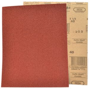 Lija Papel Kraft - Madera - Isesa (Formato de venta de 5 en 5u, el precio indicado es unitario)