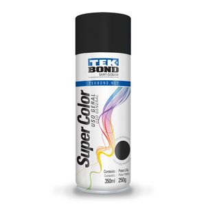 Pintura Spray Acrilica Negro Opaco 350ml Uso General