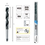 Broca-Cono-Morse-Metal-DIN345-Maykestag