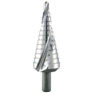 Broca Escalonada Metal - Co5 - 4 a 20 mm - Toma 8 mm - HSS - Alpen