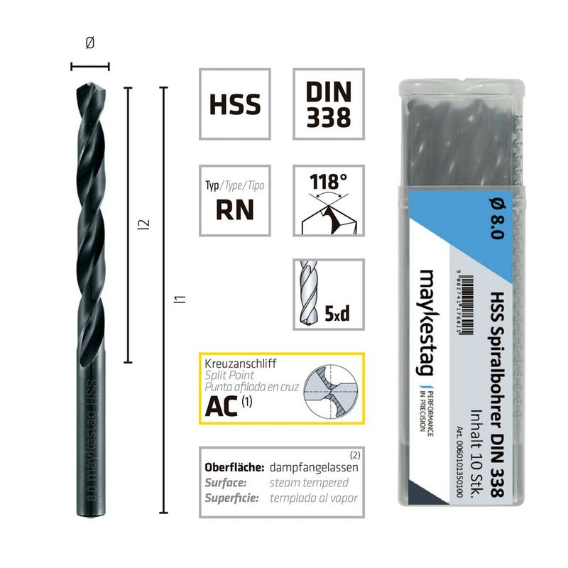 Broca-Metal-HSS-DIN-338-RN-Maykestag