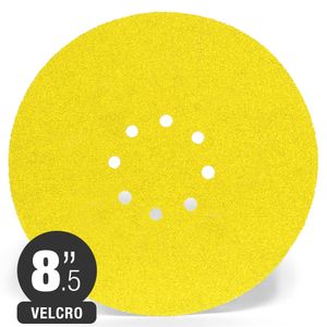 Disco Lija 8.5" Grano Fino (Velcro) - Madera - Siarexx (Formato de venta de 5 en 5u, el precio indicado es unitario)
