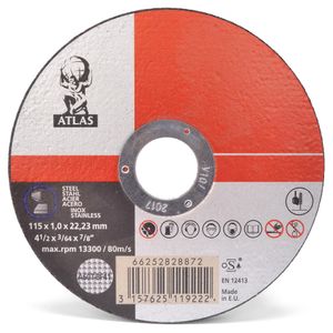 Disco de Corte Acero Inox Ultra Delgado 4 1/2" (115x1,0x22mm)