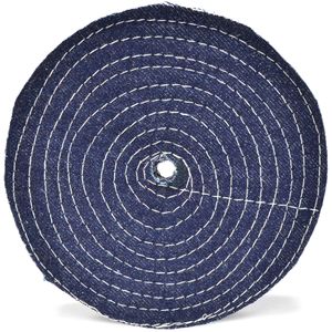 Disco para pulir 10'' - Tela Mezclilla - Acero Inoxidable