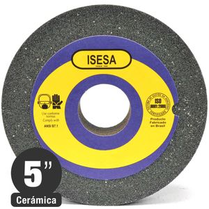 Piedra Esmeril Recta Carburo Silicio Verde 5x3/4" P60