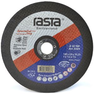 Disco de Corte Metal Rasta 7" (180x3,0x22mm) - Specialist Line