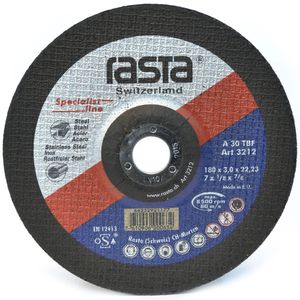 Disco de Corte Metal Rasta 7" (180x3,0x22mm) CE - Specialist Line