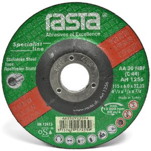 Disco de Desbaste Acero Inox 4 1/2" (115x6,0x22mm) - Specialist Line