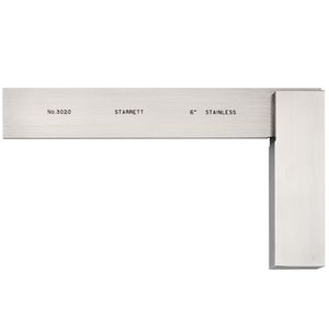 Escuadra Rectificada Templada Inox con Base 150x110mm - Starrett - Serie 3020