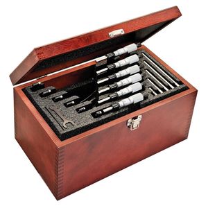Set de Micrometros Exteriores (0-150 mm / Res. 0.01mm) Starrett - S436.1MCXRLZ
