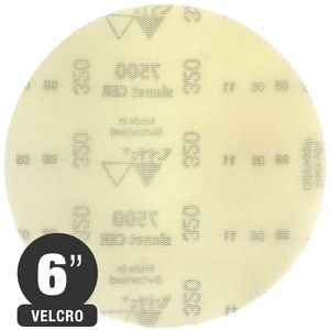 Disco Lija 6" Grano 240 (Velcro) - Madera, Pintura y Barniz - Sianet (Formato de venta de 5 en 5u, el precio indicado es unitario)