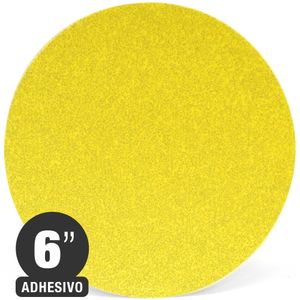 Disco Lija 6" Grano 60 (Adhesivo) - Madera - Siarexx (Formato de venta de 5 en 5u, el precio indicado es unitario)
