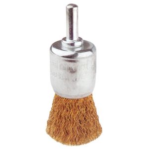 Grata Pincel Latón Ondulado 1" (25mm) - Calibre 0,3mm - Vástago 1/4'' - Hela