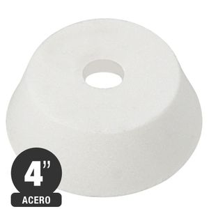 Piedra Copa Conica P46 - 4x2.5" - Oxido Aluminio Blanco
