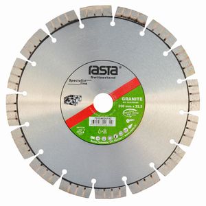 Disco Diamantado - Granito - 9'' - Laser Granite - Rasta - (230x3,2x22mm)