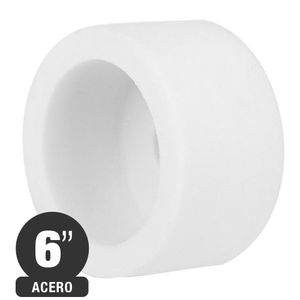 Piedra Copa Recta - Oxido de Aluminio Blanco - Aceros - Grano 46 - 6x3'' - Isesa