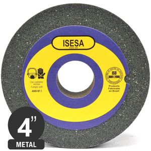 Piedra Esmeril Recta Oxido Aluminio 4" x 1" Grano 36
