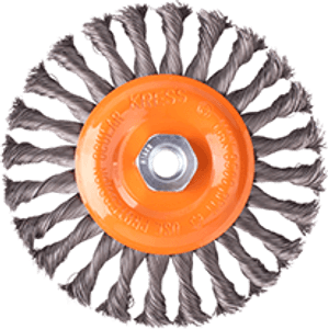 Grata Circular Acero Templazo Trenzado 6'' - Calibre 0.5 mm - Toma M14 - Hela