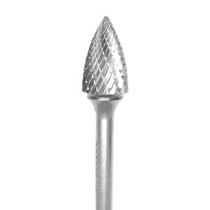 Lima Rotativa Arbol con Punta 5/8" Toma 1/4" Doble Corte (5) Carb. Tung.