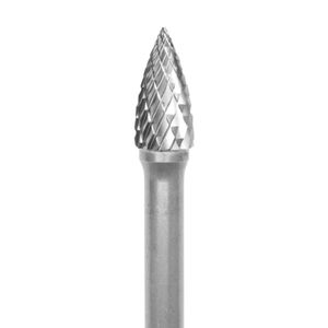Lima Rotativa Arbol con Punta 3/8" Toma 6mm Doble Corte (5) Carb. Tung.