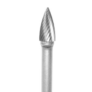 Lima Rotativa Arbol con Punta 3/8" Toma 1/4" Estándar (2) Carb. Tung.
