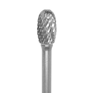 Lima Rotativa Ovalada 1/2" Toma 6mm Doble Corte (5) Carb. Tung.