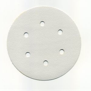 Disco Lija 80 mm Grano 1200 (Velcro) - 7 Perf. - Acabado y Brillo - Siamic (Formato de venta de 5 en 5u, el precio indicado es unitario)