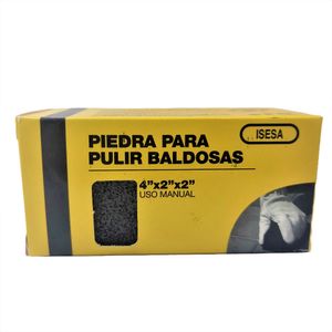 Piedra Esmeril Para Pulir Baldosas - P80 - Granate - 4x2x2 pulg.