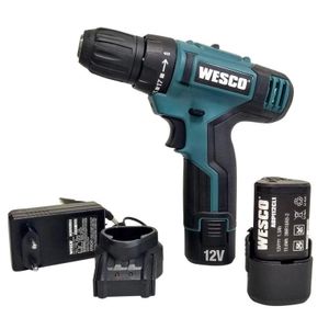 Atornillador 12v 10mm + 2 Baterias y Cargador - WS2531