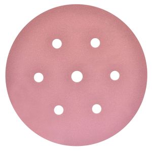 Disco Lija 6" Grano 80 (Velcro) - 7 Perf. - Pintura y Masilla - Siaspeed (Formato de venta de 5 en 5u, el precio indicado es unitario)